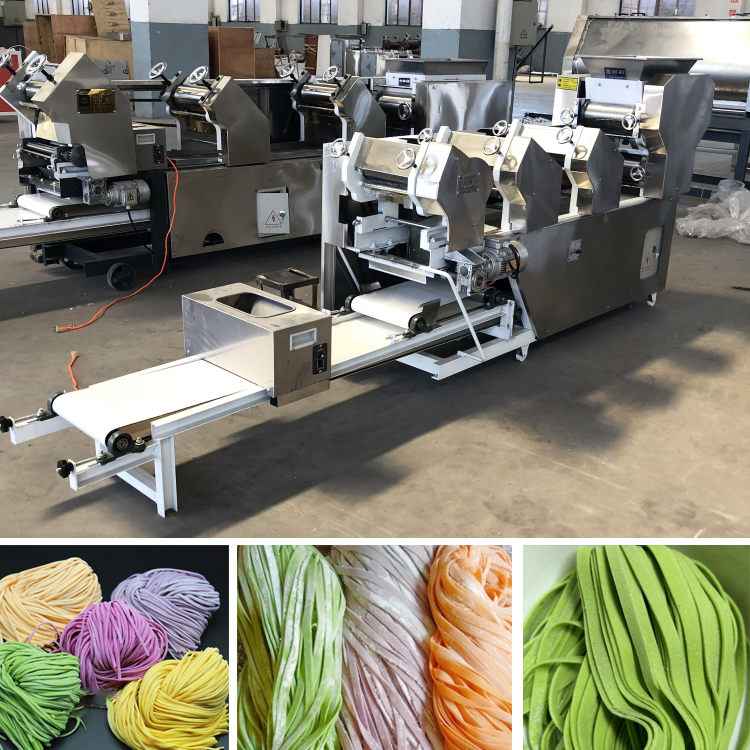 其结构紧凑,造型新颖,辊具有揉面功能,生产面条时不需另外熟化,广受